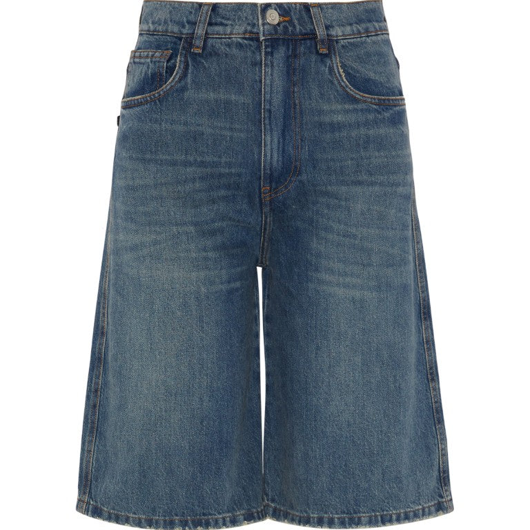 Denim Bermuda Shorts