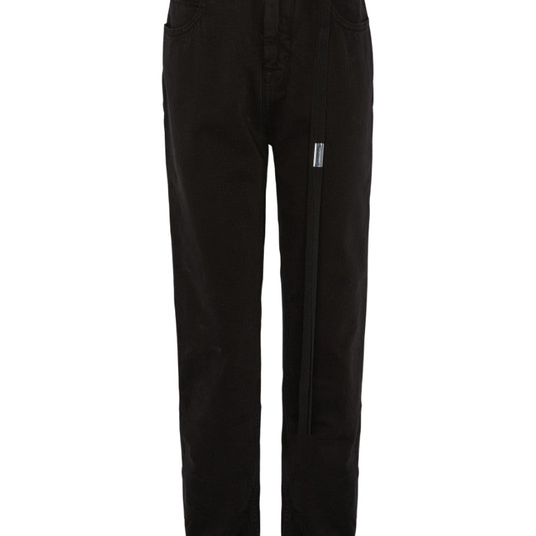 Pockets Slim Fit Cropped Trousers