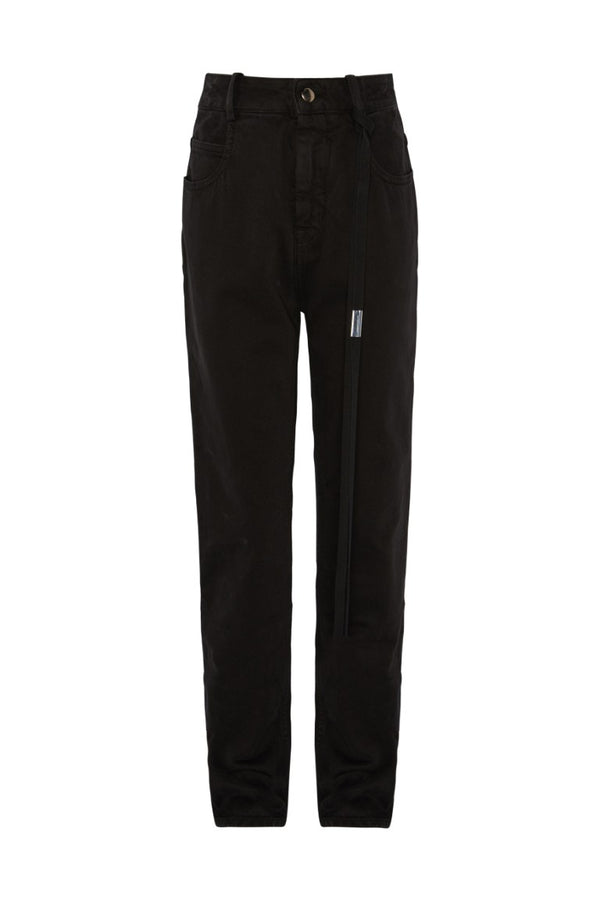 Pockets Slim Fit Cropped Trousers