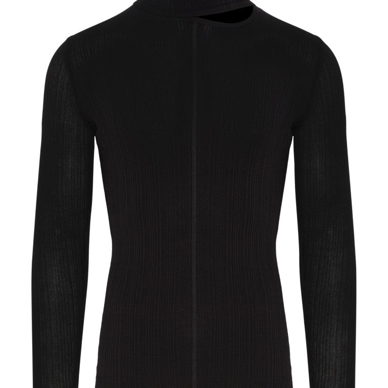 Roll-Neck Jumper with Signature Opening