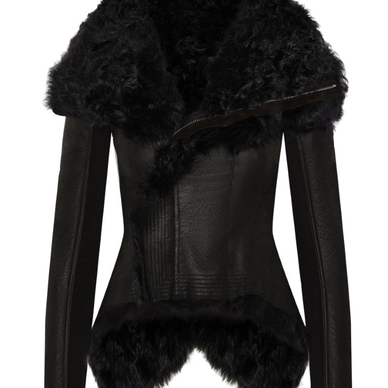 Naska Faux Fur & Shearling Jacket