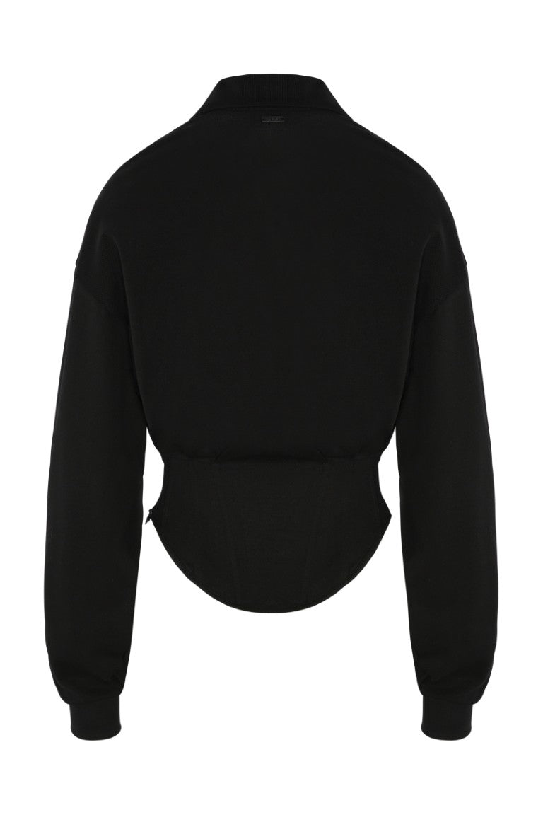Polo Pique Longsleeve Top