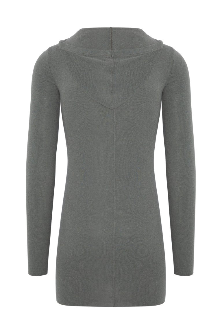 Hooded Rib Longsleeve Tee
