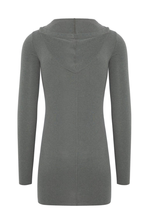 Hooded Rib Longsleeve Tee