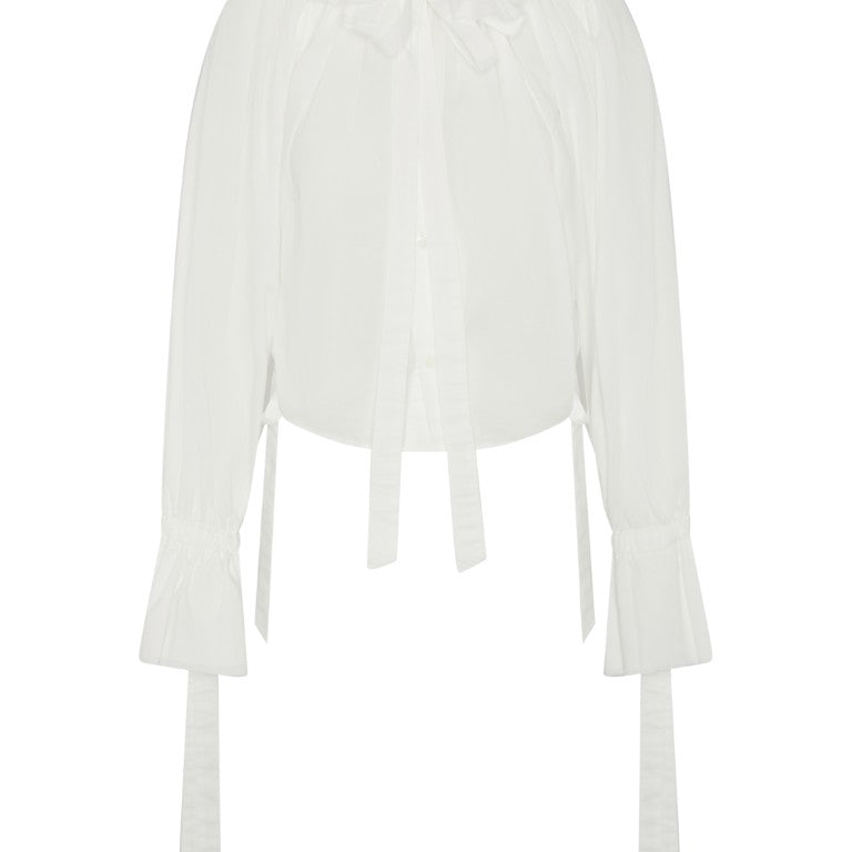 Stee Ruffled Top Drawstrings