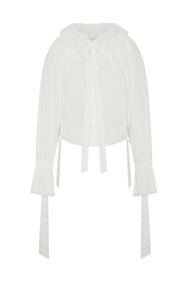 Stee Ruffled Top Drawstrings