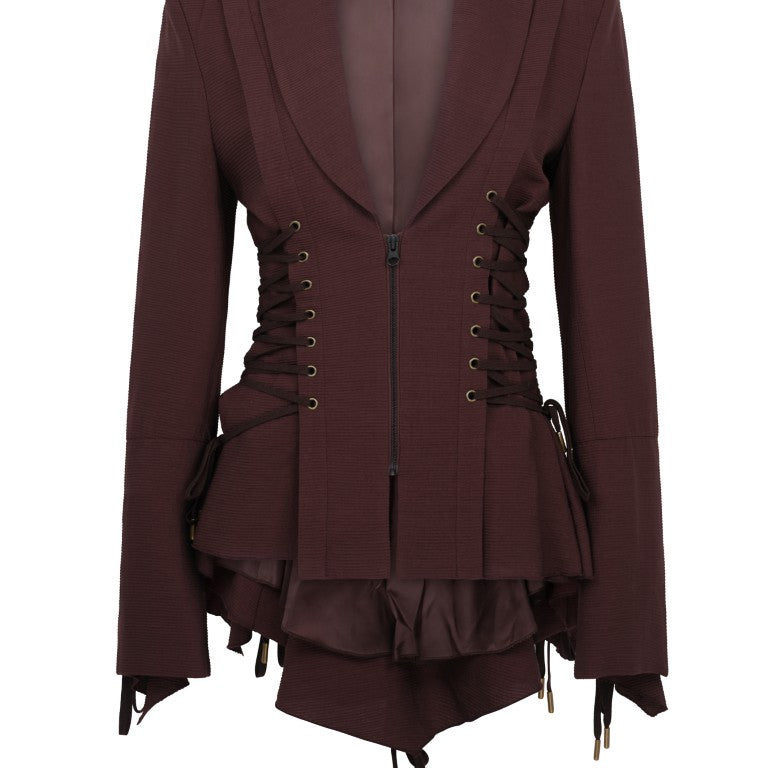 Tailored Jacket with Lacing