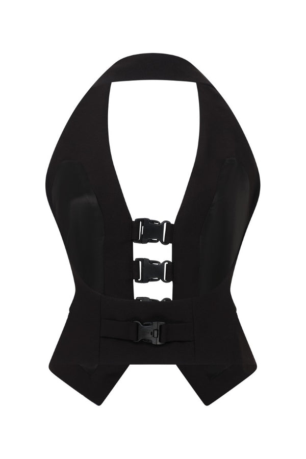 Multi Buckle Waistcoat