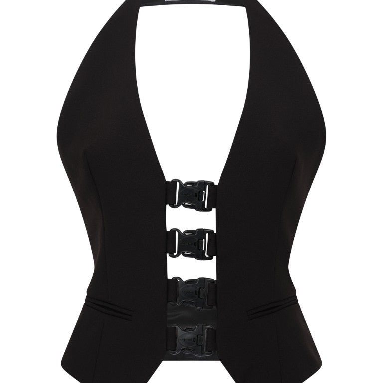 Multi Buckle Waistcoat