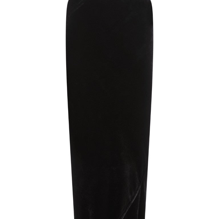 Calf Bias Midi Skirt