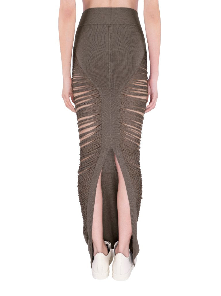 Gonna In Maglia Pillar Skirt KGRIDM Dust