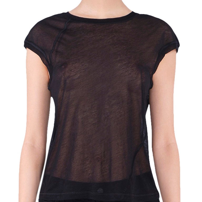 Twisted Crop Crewneck Tee