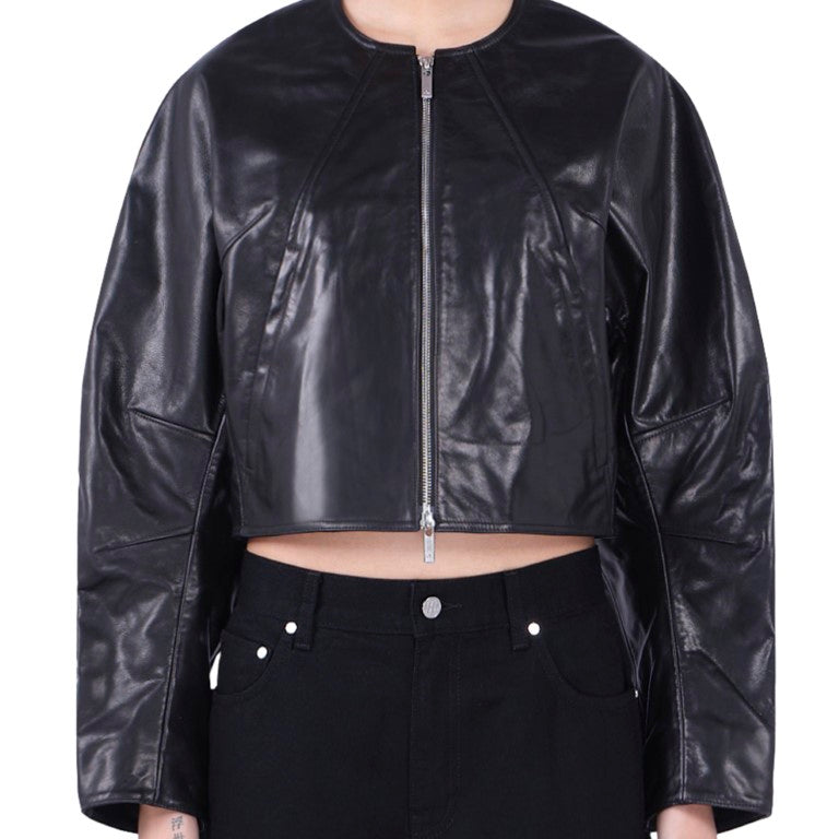 Articulated Leather Jacket