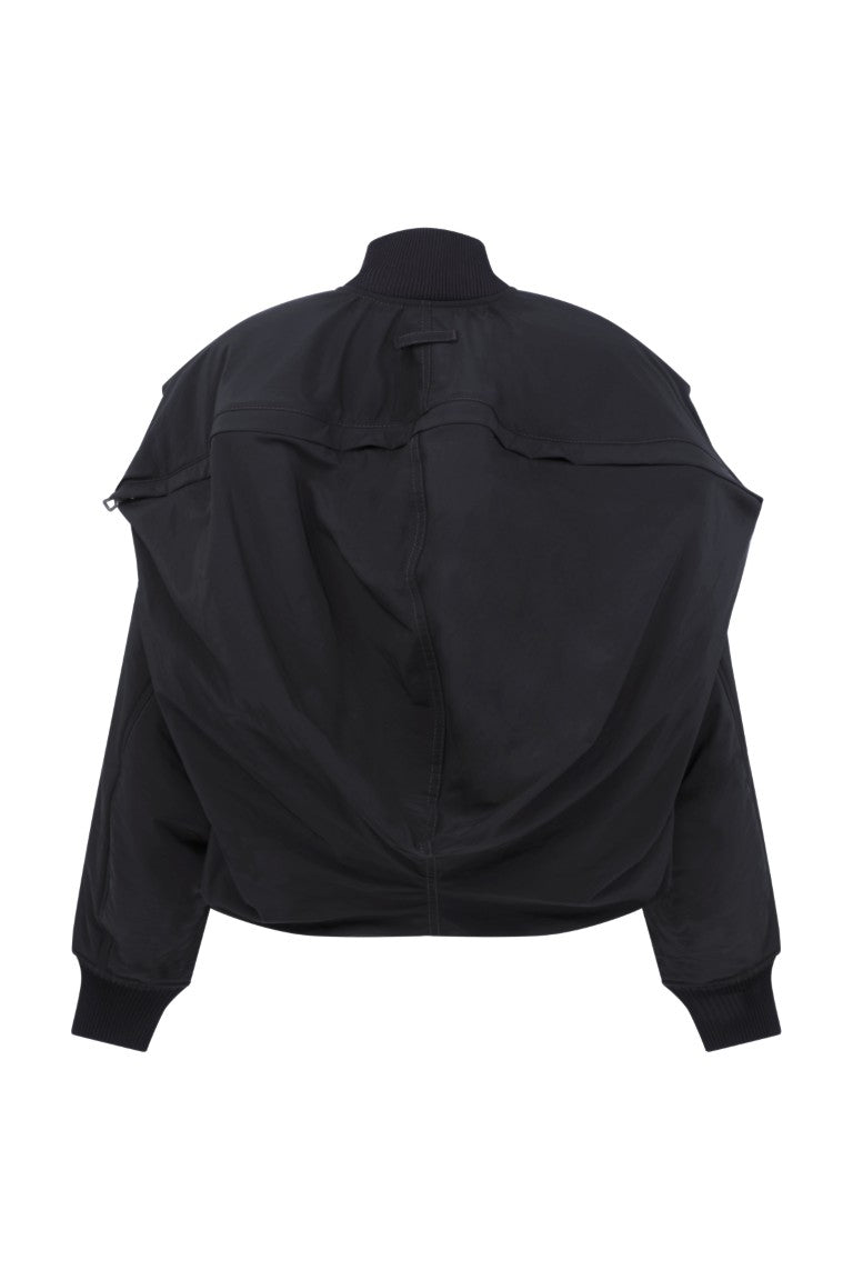 Bomber with Hidden Hood Detail