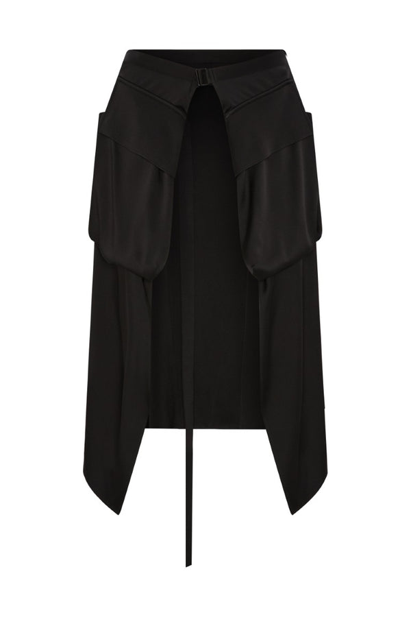 Debora Fluid Cargo Apron Skirt