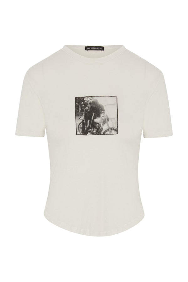 Shirt with "Bikers Kiss" Print