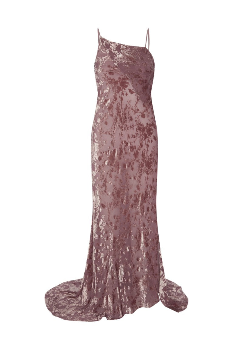 Aaricia Long Bias Slip Dress
