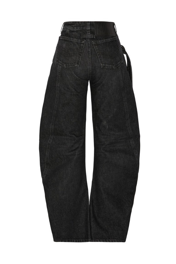 Low Waisted Jean with Strap Detail