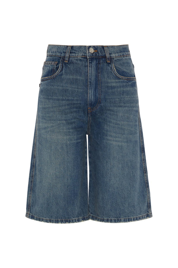 Denim Bermuda Shorts