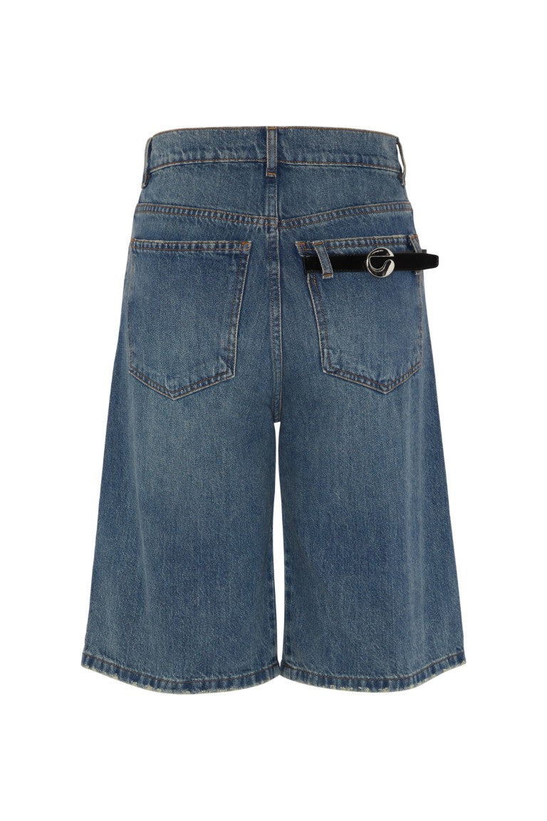 Denim Bermuda Shorts