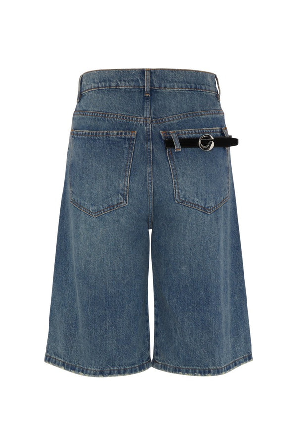 Denim Bermuda Shorts