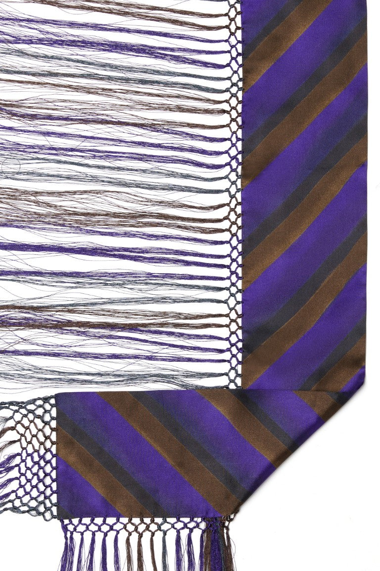 Fani Bis Embroidered Wool Scarf