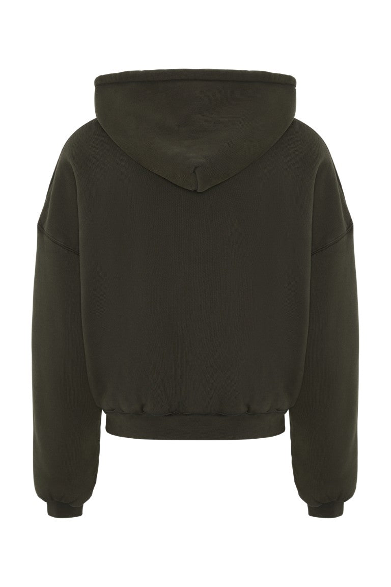 Washed Out Zip Up Hoodie