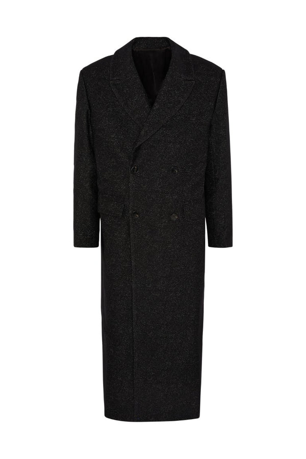 Double Breasted Coat with Buttons