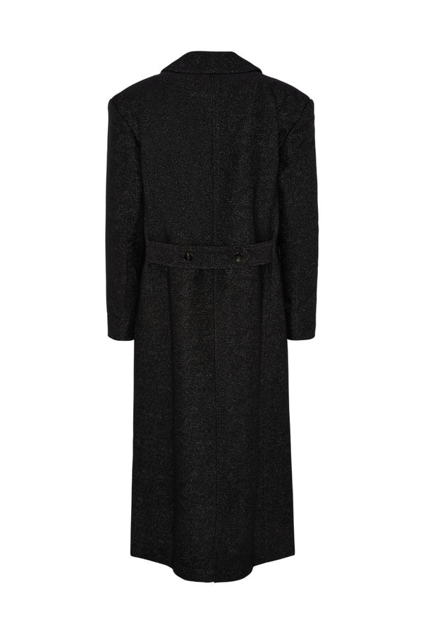 Double Breasted Coat with Buttons