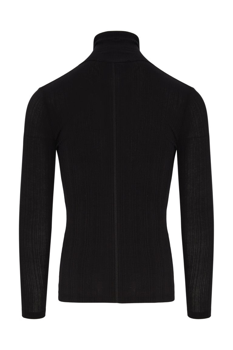 Roll-Neck Jumper with Signature Opening