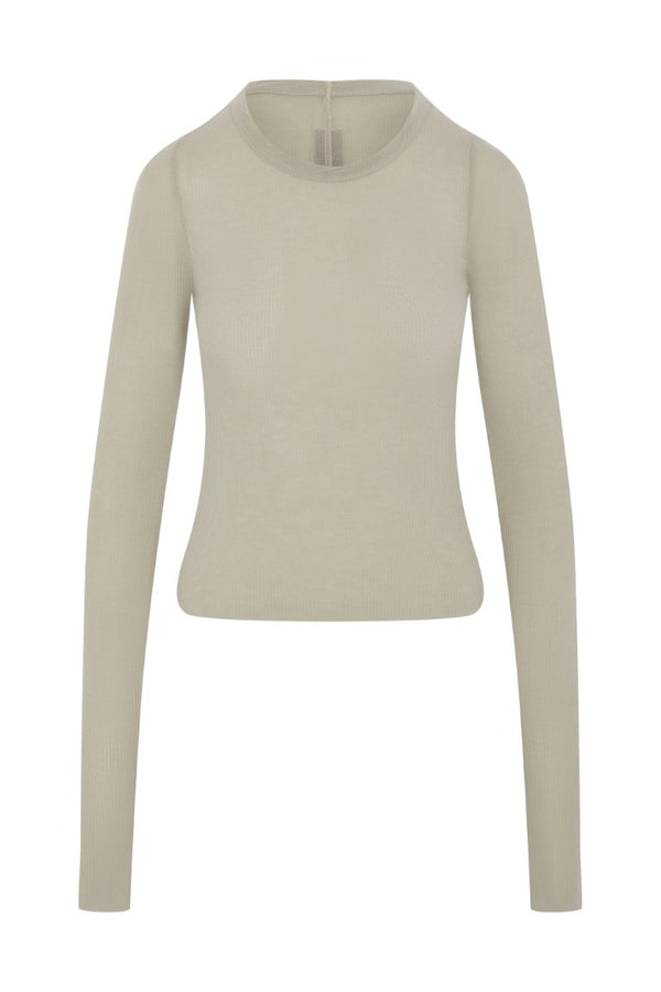 Cropped Rib Longsleeve Tee