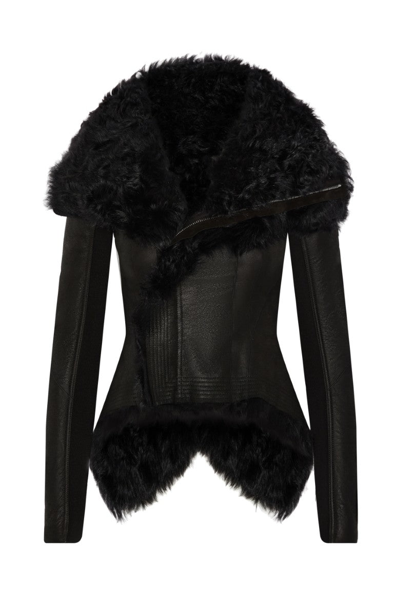 Naska Faux Fur & Shearling Jacket