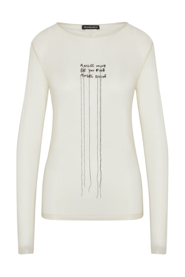 Shirt with "Angel Divine" Embroidery