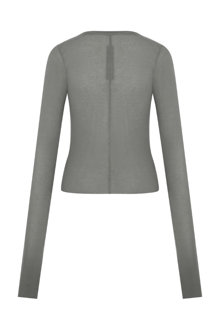 Cropped Rib Longsleeve Tee