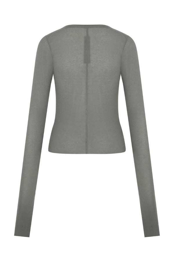 Cropped Rib Longsleeve Tee