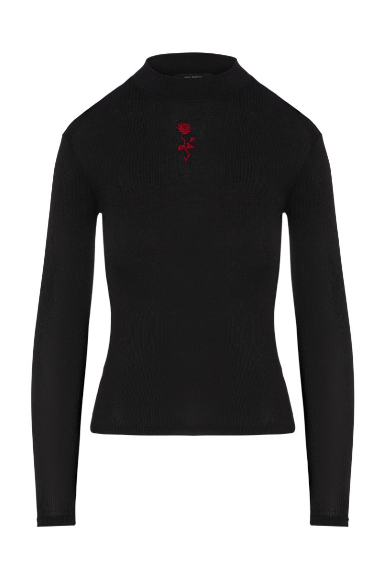 Gabriela Mock Neck Longsleeve Top