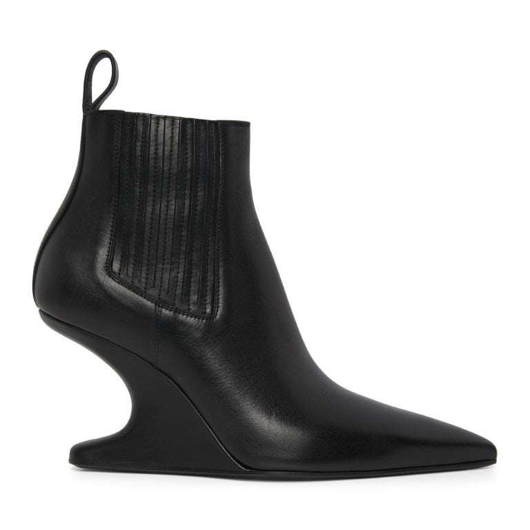 Stivali In Pelle - Ankle Sharp Boots