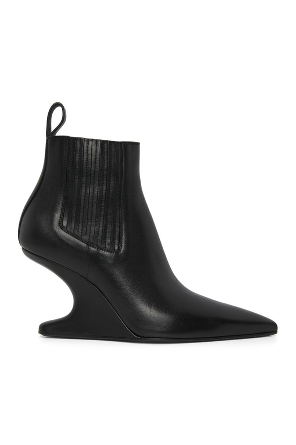 Stivali In Pelle - Ankle Sharp Boots