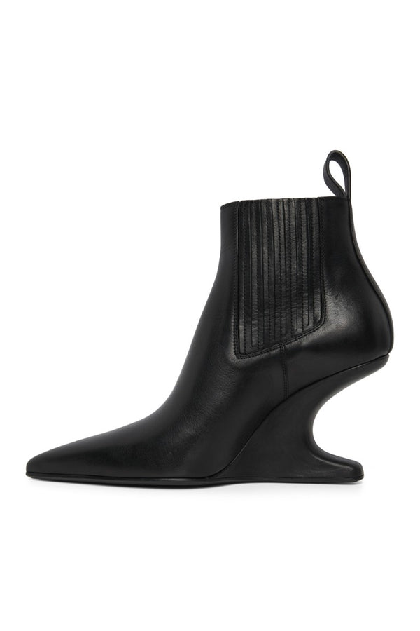 Stivali In Pelle - Ankle Sharp Boots