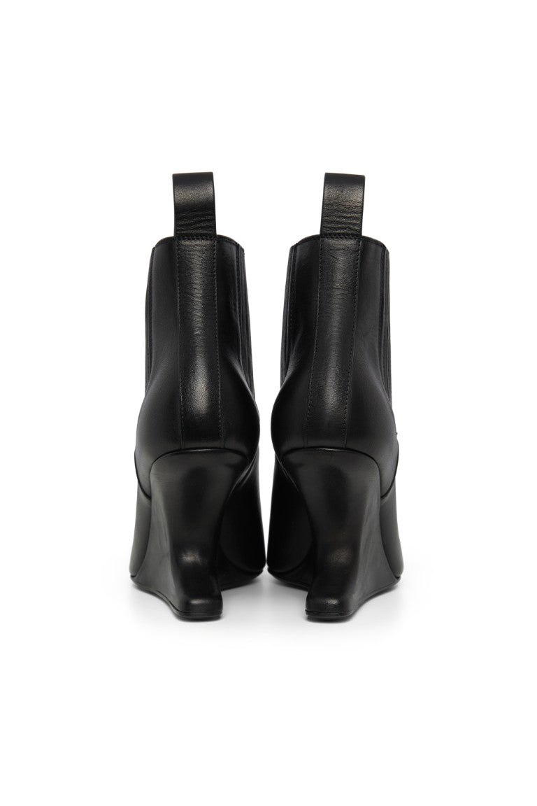 Stivali In Pelle - Ankle Sharp Boots