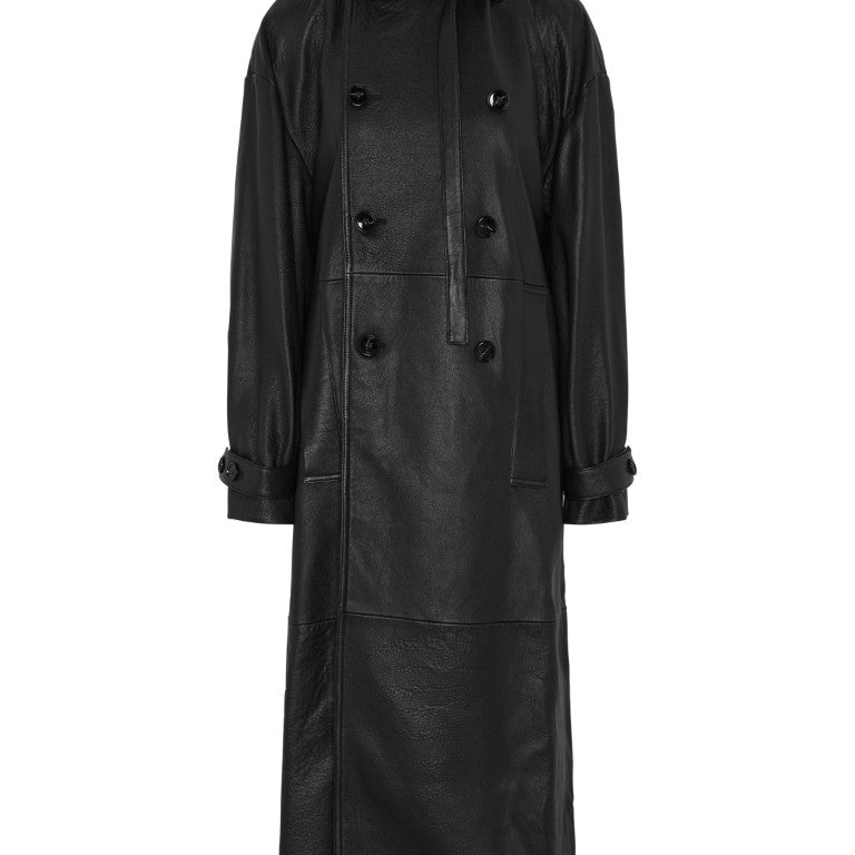 Ansa Double Breasted Trench Coat