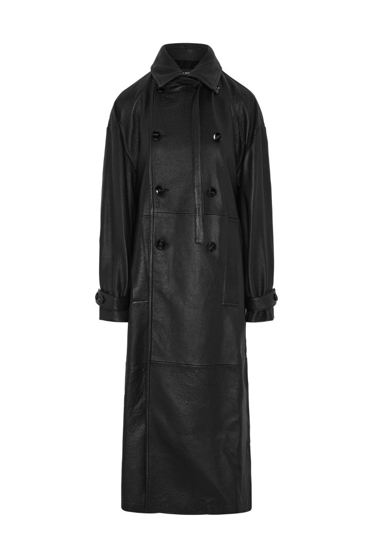 Ansa Double Breasted Trench Coat