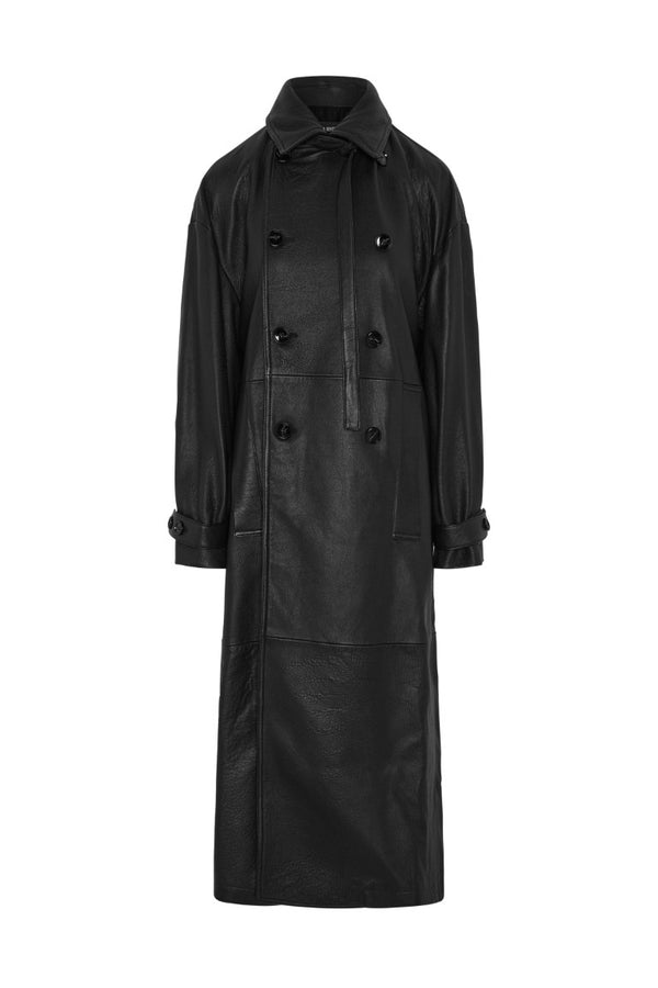 Ansa Double Breasted Trench Coat