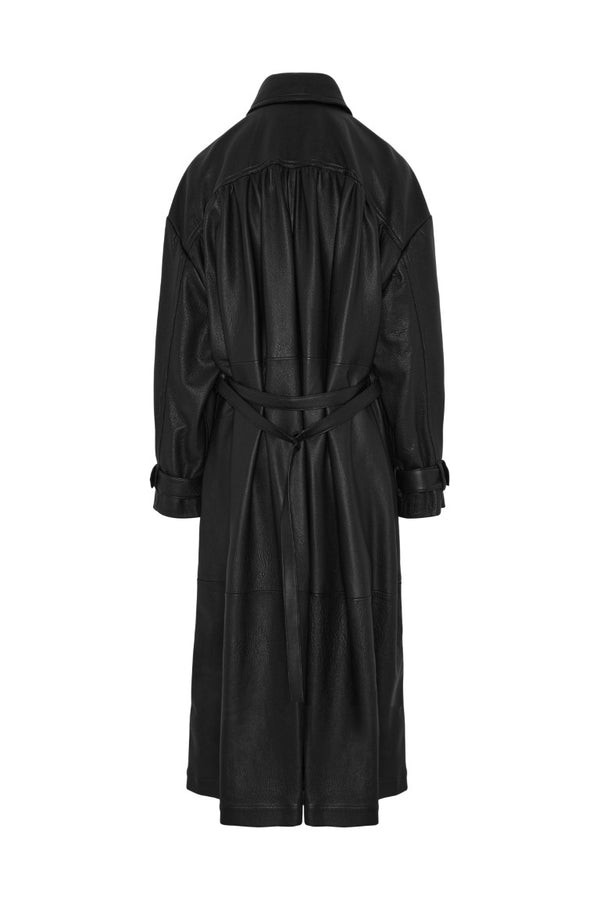 Ansa Double Breasted Trench Coat