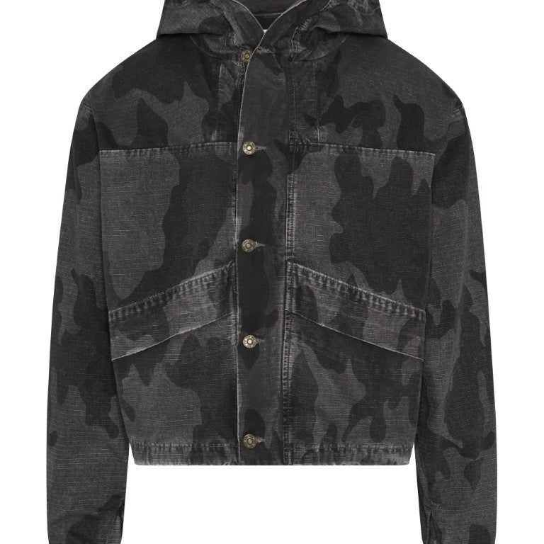 Cropped Parka Hoodie