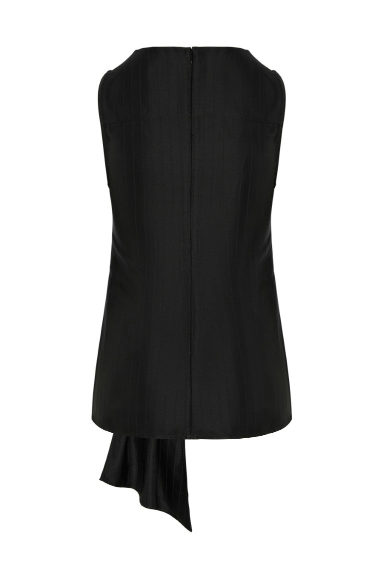 Fonda Draped Asymmetric Top