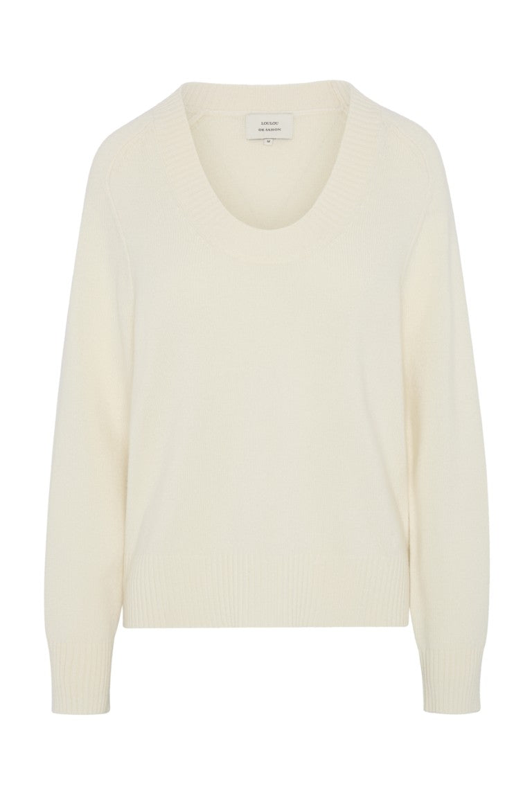 Baji Dropped U-Neck Sweater