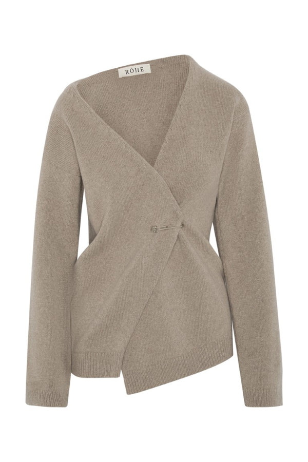 Off-Shoulder Wrap Cardigan