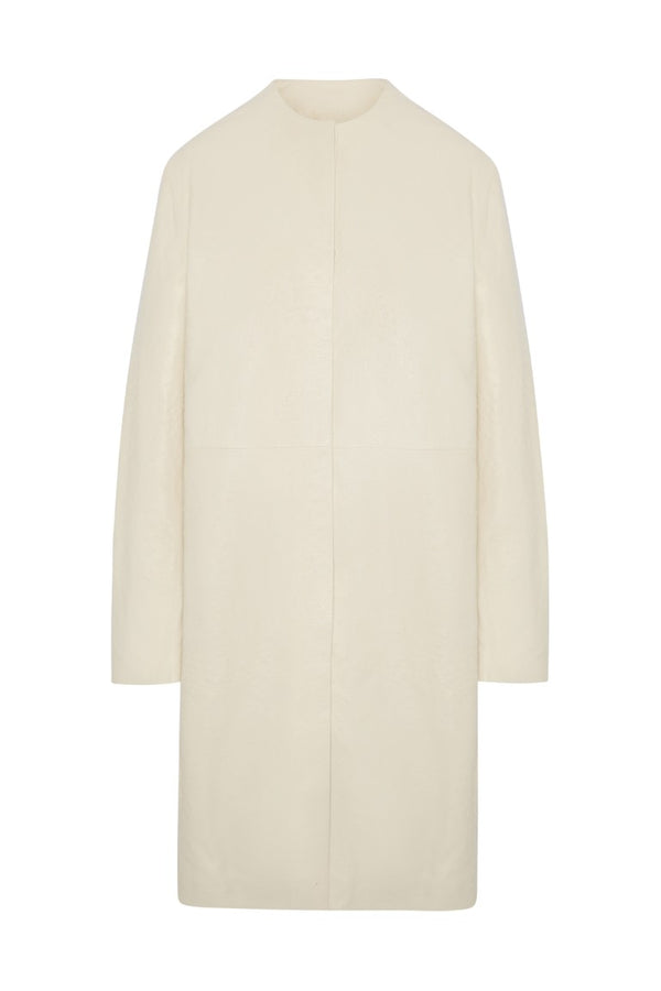 Yari Straight Leather Coat