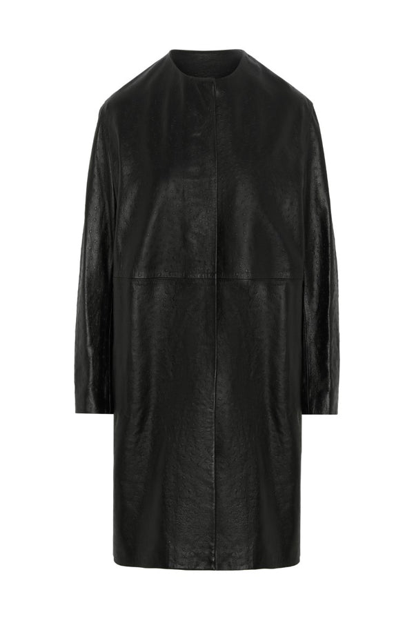 Yari Straight Leather Coat